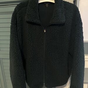 Athleta XL Cloud Fleece Jacket Cypress Soft Cozy! Women’s Dark Green Beauty.